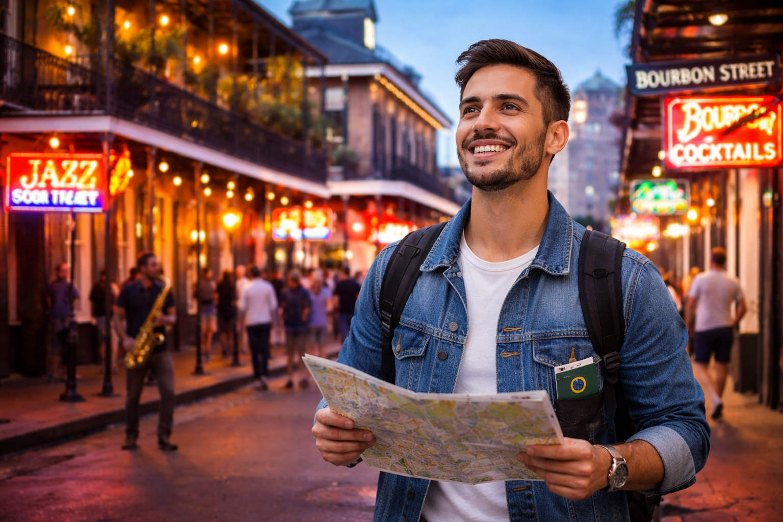 guia brasileiro em Orleans