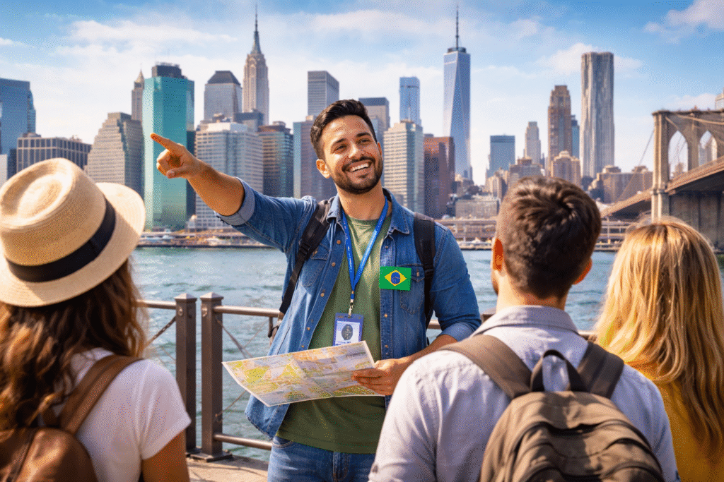 guia brasileiro em Nova York