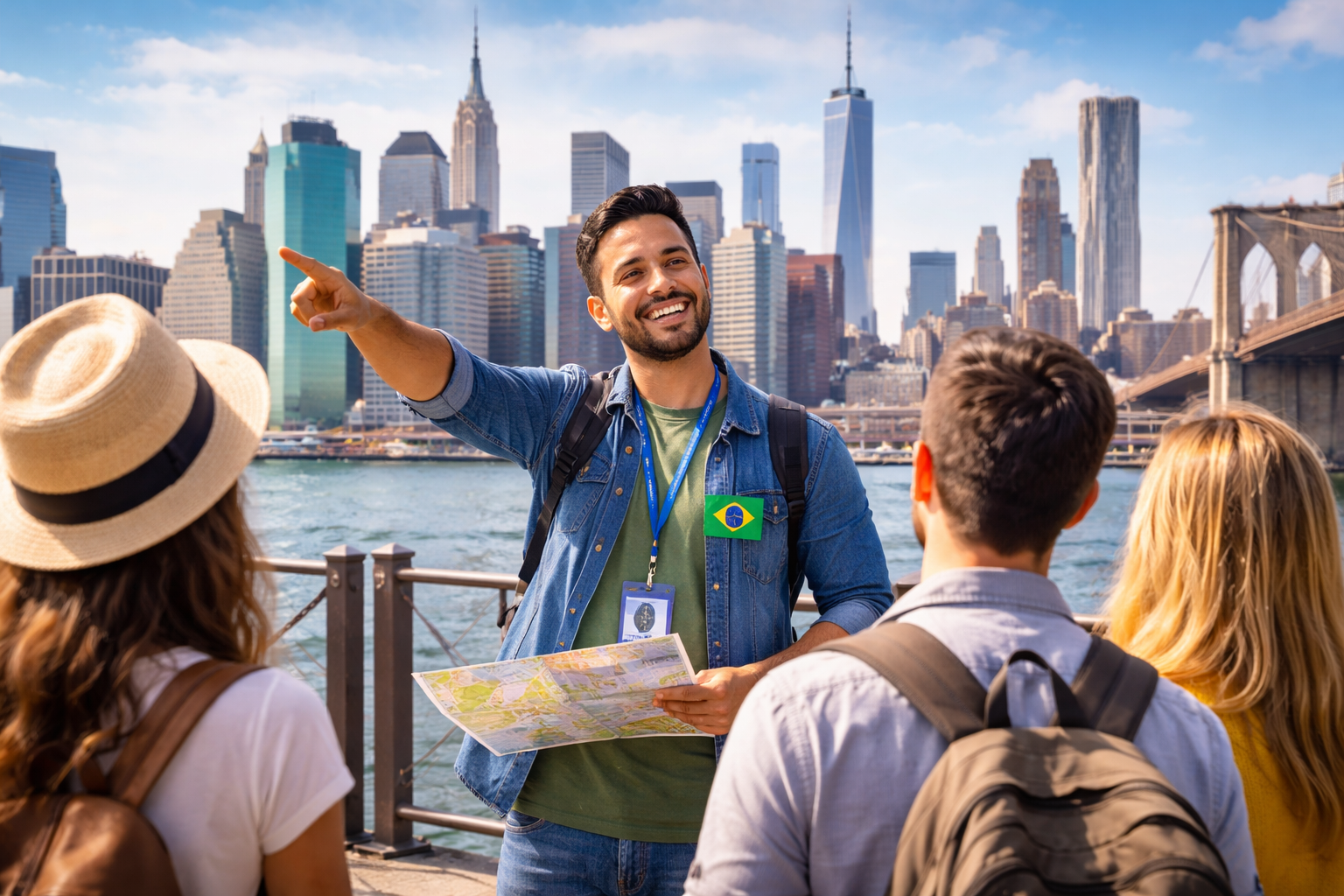 guia brasileiro em Nova York