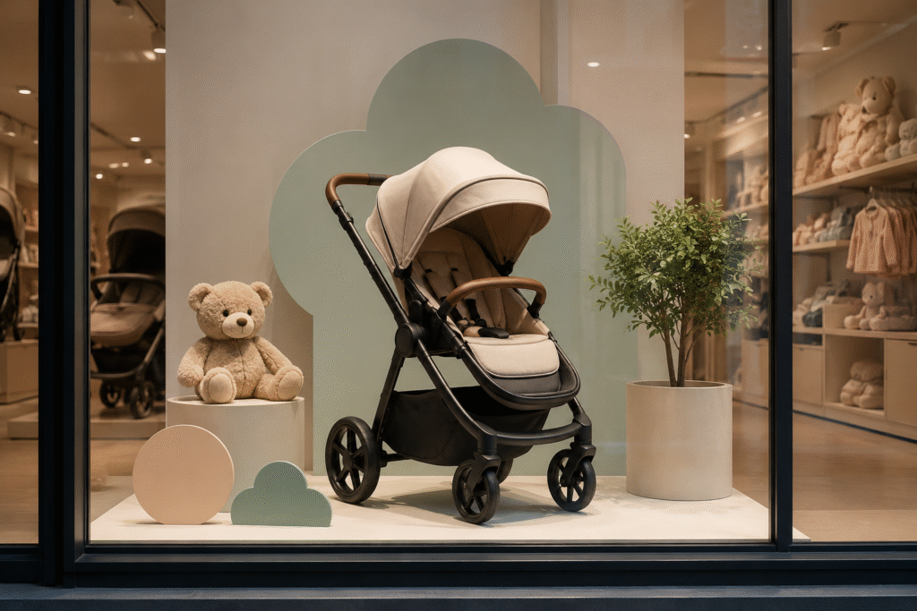 Carrinho De Bebê EasyGo Com Cesto 3 Rodas Passeio 