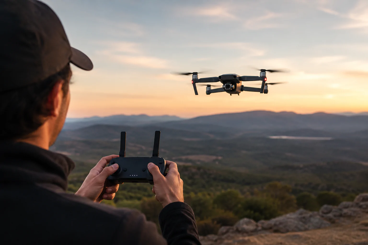 Como os drones são controlados