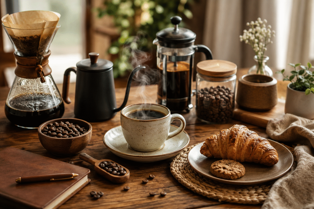 Produtos e hábitos que transformam o momento do café em experiência especial